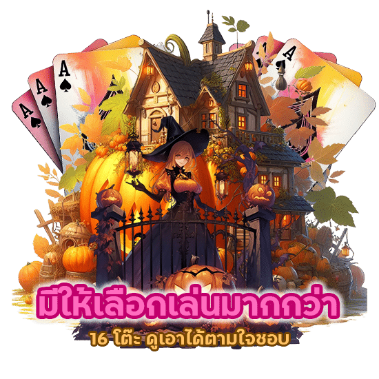 มีให้เลือกเล่นมากกว่า 16โต๊ะ ดูเอาได้ตามใจชอบ